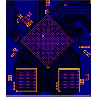 Проектирование 14-слойной высокоскоростной печатной платы HDI 25G