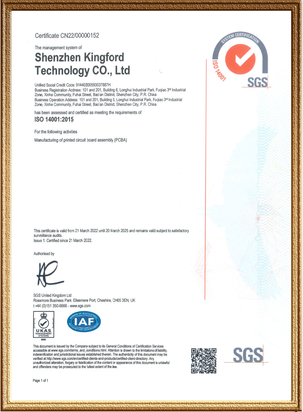 ISO 14001:2015