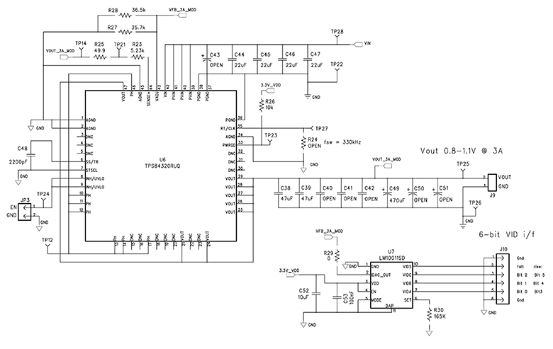 Digital image acquisition and processing system circuit diagram 1