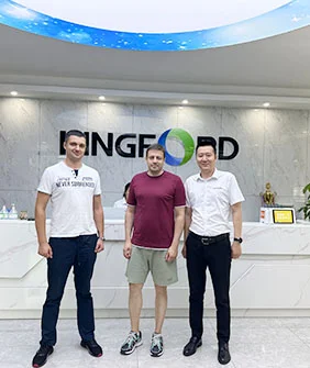 Европейские покупатели медицинского оборудования посещали KINGFORD